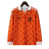 Netherlands 1988 Home Jersey – Long Sleeve – Retro Version