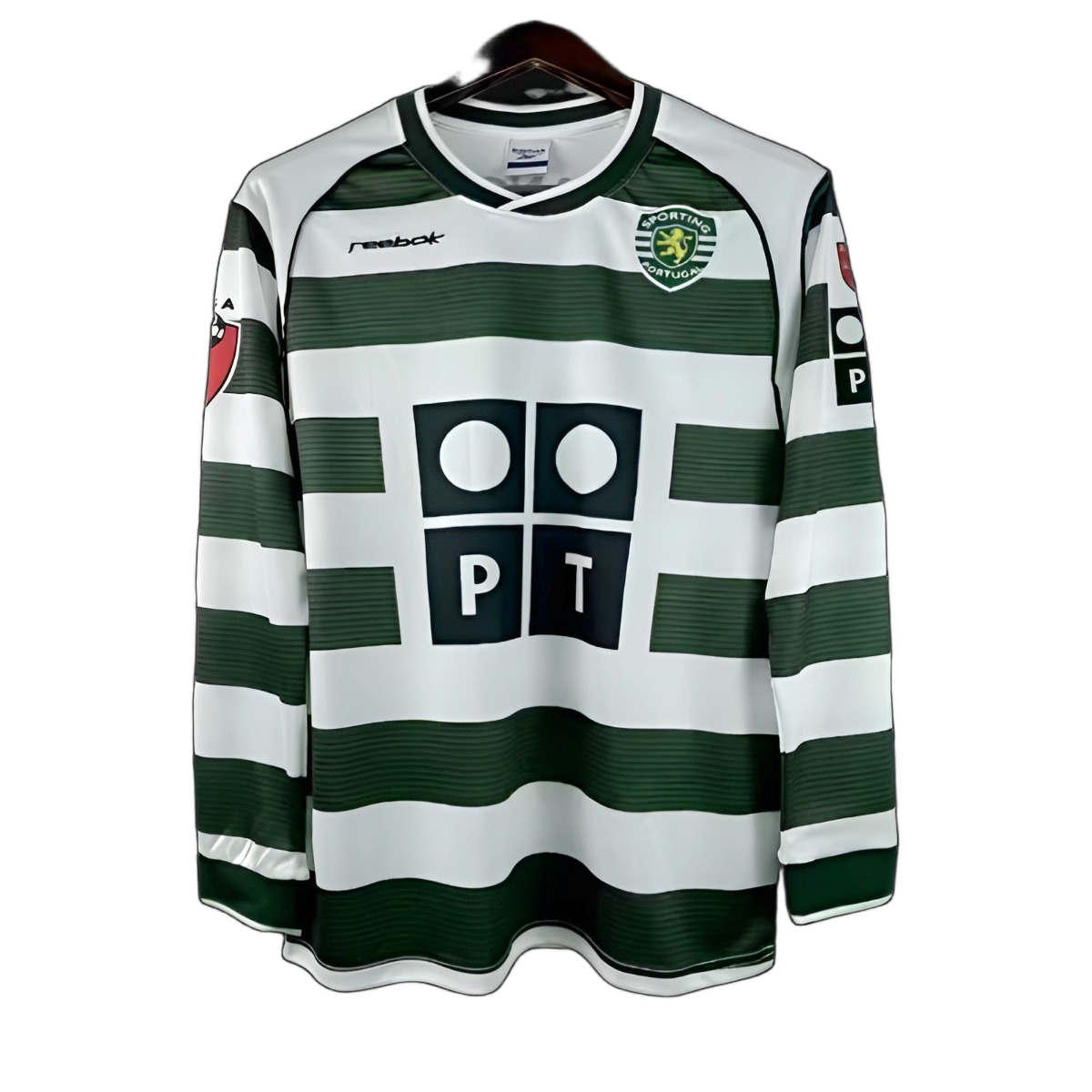 Sporting 2001/03 Home Jersey – Long Sleeve – Retro Version