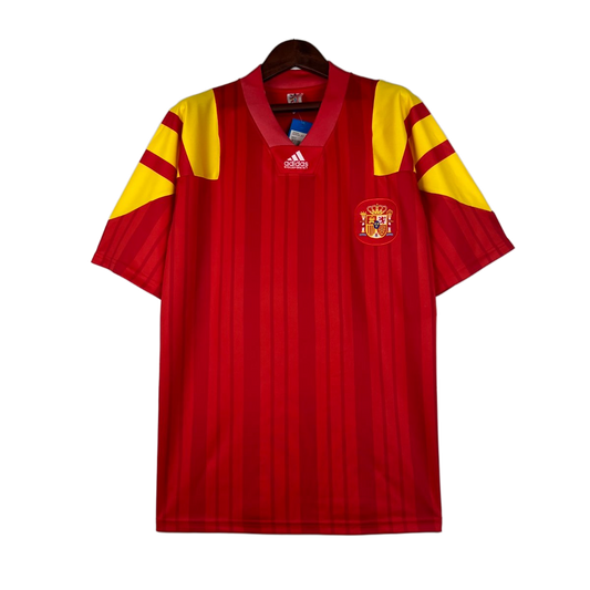 Spain 1992 Home Jersey – Retro Version