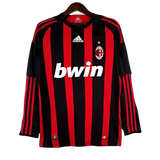 AC Milan 2008/09 Home Jersey – Long Sleeve – Retro Version