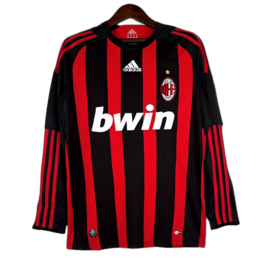 AC Milan 2008/09 Home Jersey – Long Sleeve – Retro Version
