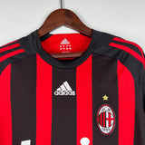 AC Milan 2008/09 Home Jersey – Long Sleeve – Retro Version