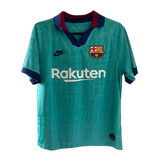 FC Barcelona 2019/20 Third Jersey – Retro Version – Blue