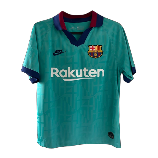 FC Barcelona 2019/20 Third Jersey – Retro Version – Blue