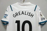Manchester City 2021/22 Away Jersey – Retro Version – White