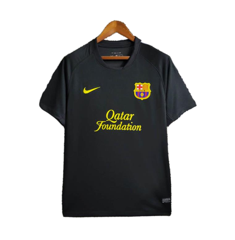 FC Barcelona 2011/12 Away Jersey – Retro Version – Black