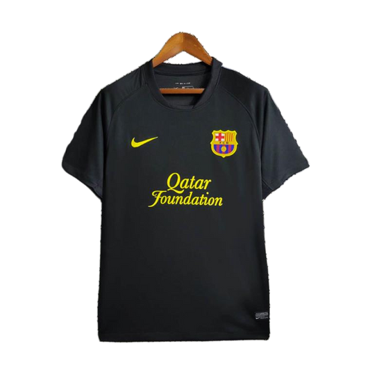 FC Barcelona 2011/12 Away Jersey – Retro Version – Black