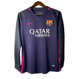 FC Barcelona 2016/17 Away Jersey – Long Sleeve – Retro Version – Purple