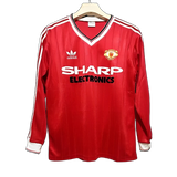 Manchester United 1982/83 Home Jersey – Long Sleeve – Retro Version