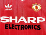 Manchester United 1982/83 Home Jersey – Long Sleeve – Retro Version