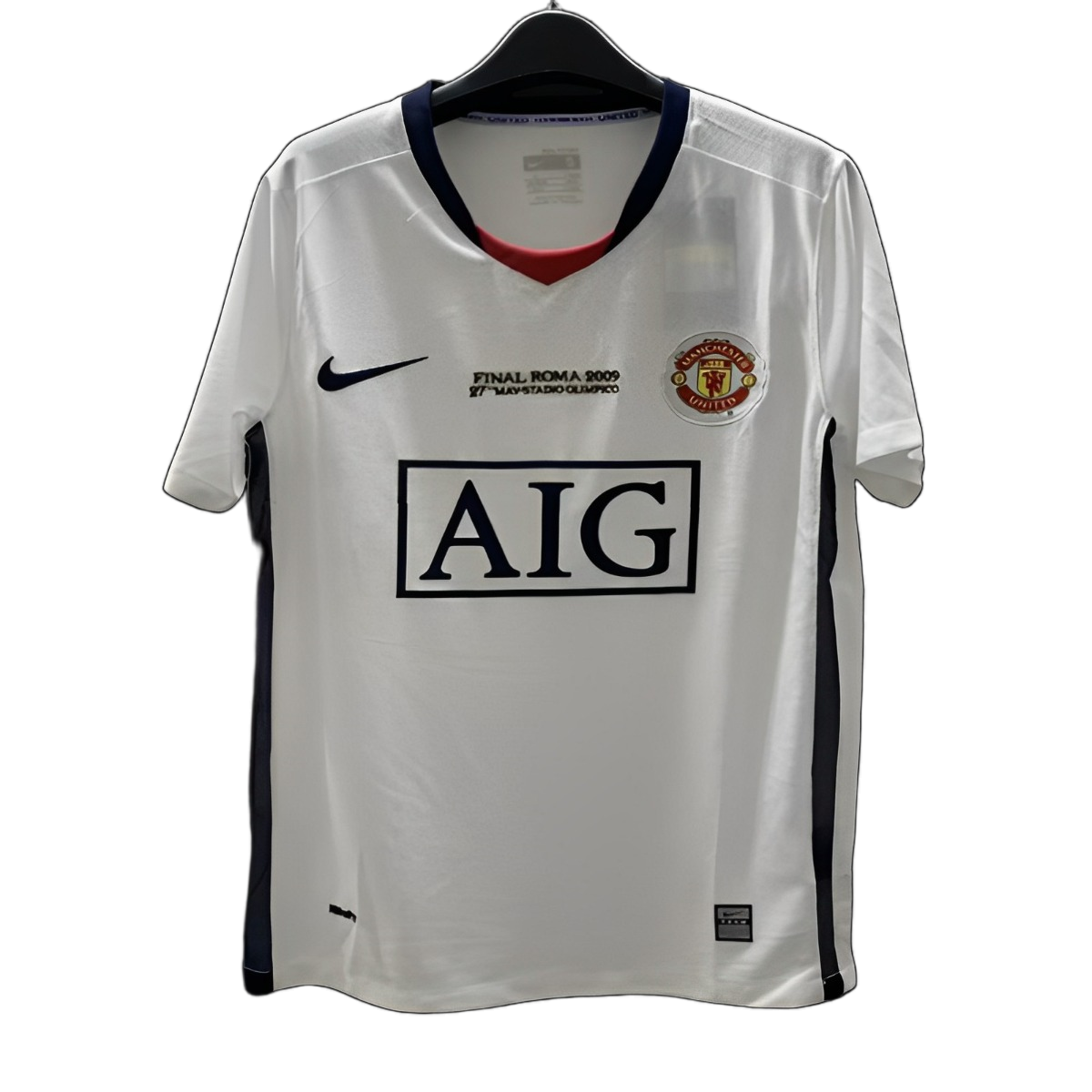 Manchester United 2007/08 Away Jersey – Retro Version – White