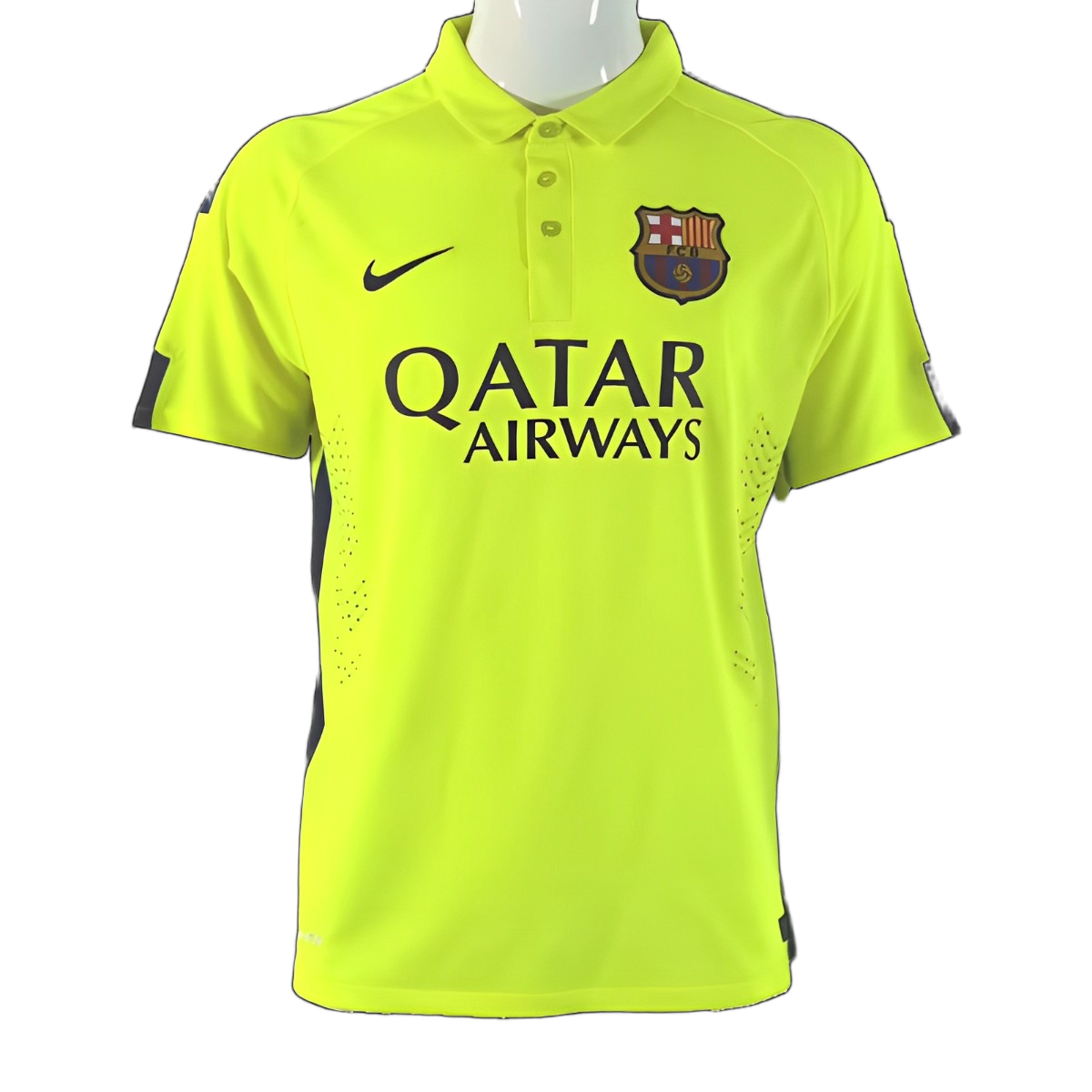 FC Barcelona 2014/15 Third Jersey – Retro Version – Green