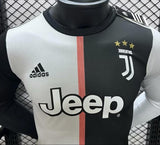 Juventus 2019/20 Home Jersey – Player Version – Long Sleeve – Retro Version