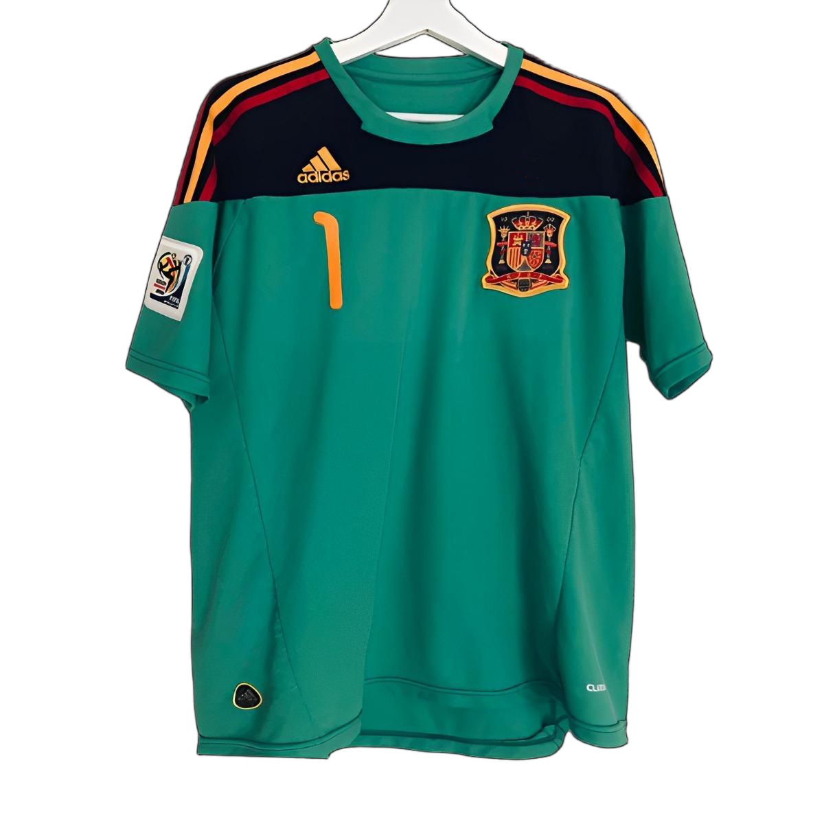 Spain 2010 Goalkeeper Jersey – Retro Version – Green