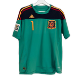 Spain 2010 Goalkeeper Jersey – Retro Version – Green