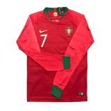 Portugal 2018 Home Jersey – Long Sleeve – Retro Version