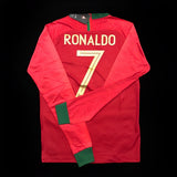 Portugal 2018 Home Jersey – Long Sleeve – Retro Version