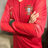 Portugal 2018 Home Jersey – Long Sleeve – Retro Version