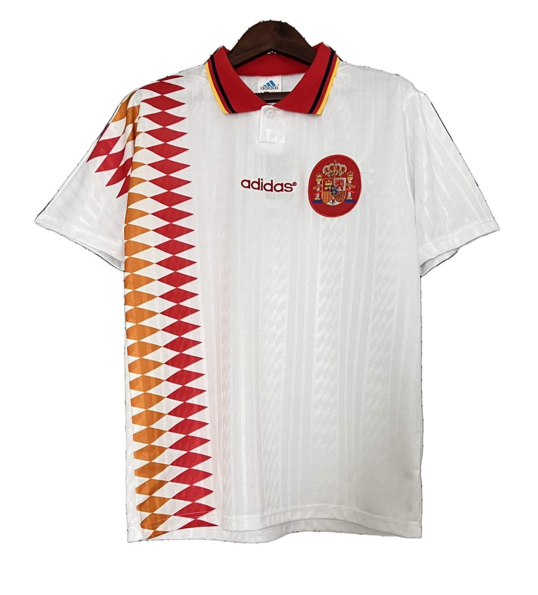 Spain 1994 Away Jersey – Retro Version – White