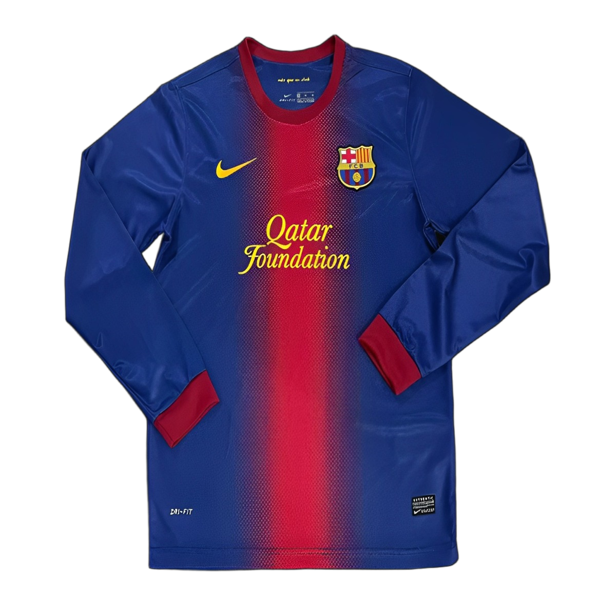 FC Barcelona 2012/13 Home Jersey – Long Sleeve – Retro Version