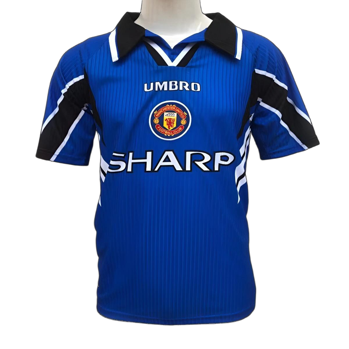 Manchester United 1996/97 Away Jersey – Retro Version – Blue