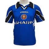 Manchester United 1996/97 Away Jersey – Retro Version – Blue