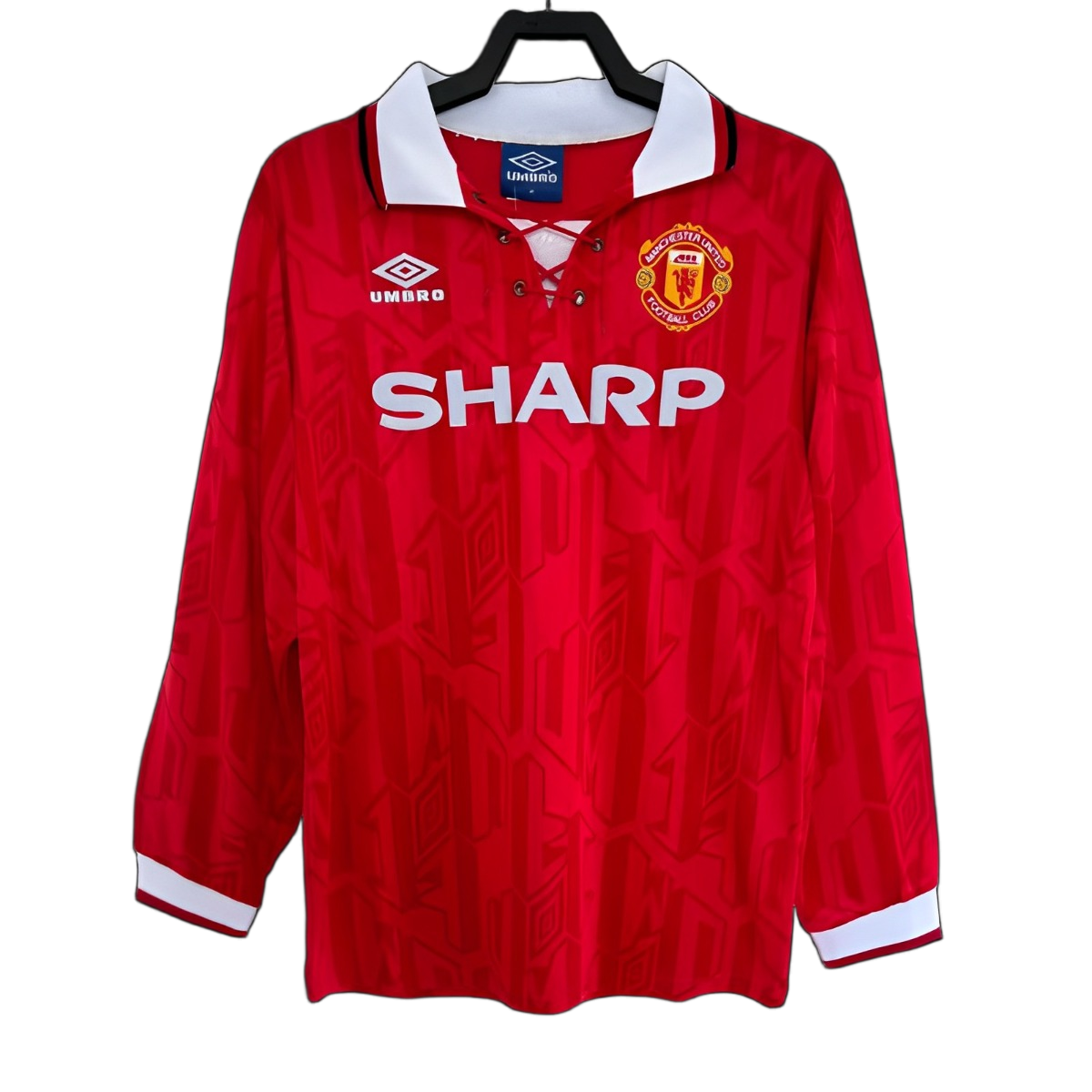 Manchester United 1993/94 Home Jersey – Long Sleeve – Retro Version