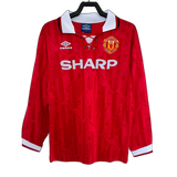 Manchester United 1993/94 Home Jersey – Long Sleeve – Retro Version