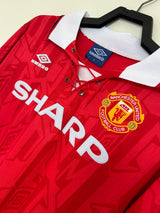 Manchester United 1993/94 Home Jersey – Long Sleeve – Retro Version