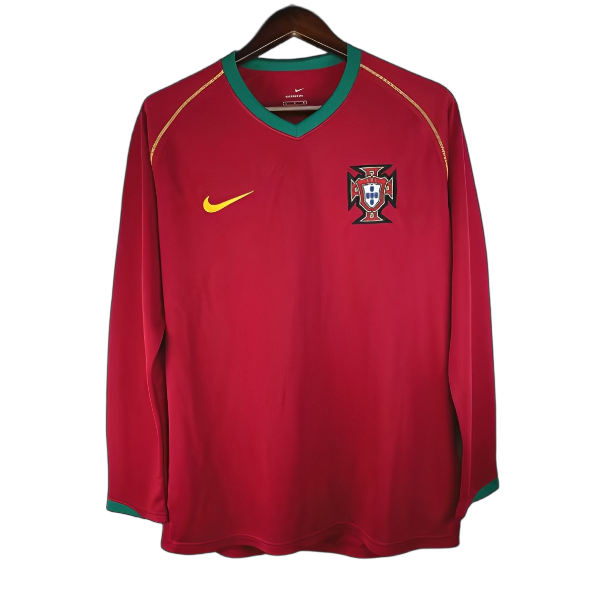 Portugal 2006 Home Jersey – Long Sleeve – Retro Version