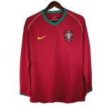 Portugal 2006 Home Jersey – Long Sleeve – Retro Version