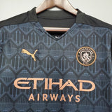 Manchester City 2020/21 Away Jersey – Retro Version – Black