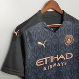 Manchester City 2020/21 Away Jersey – Retro Version – Black
