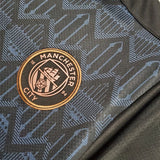 Manchester City 2020/21 Away Jersey – Retro Version – Black