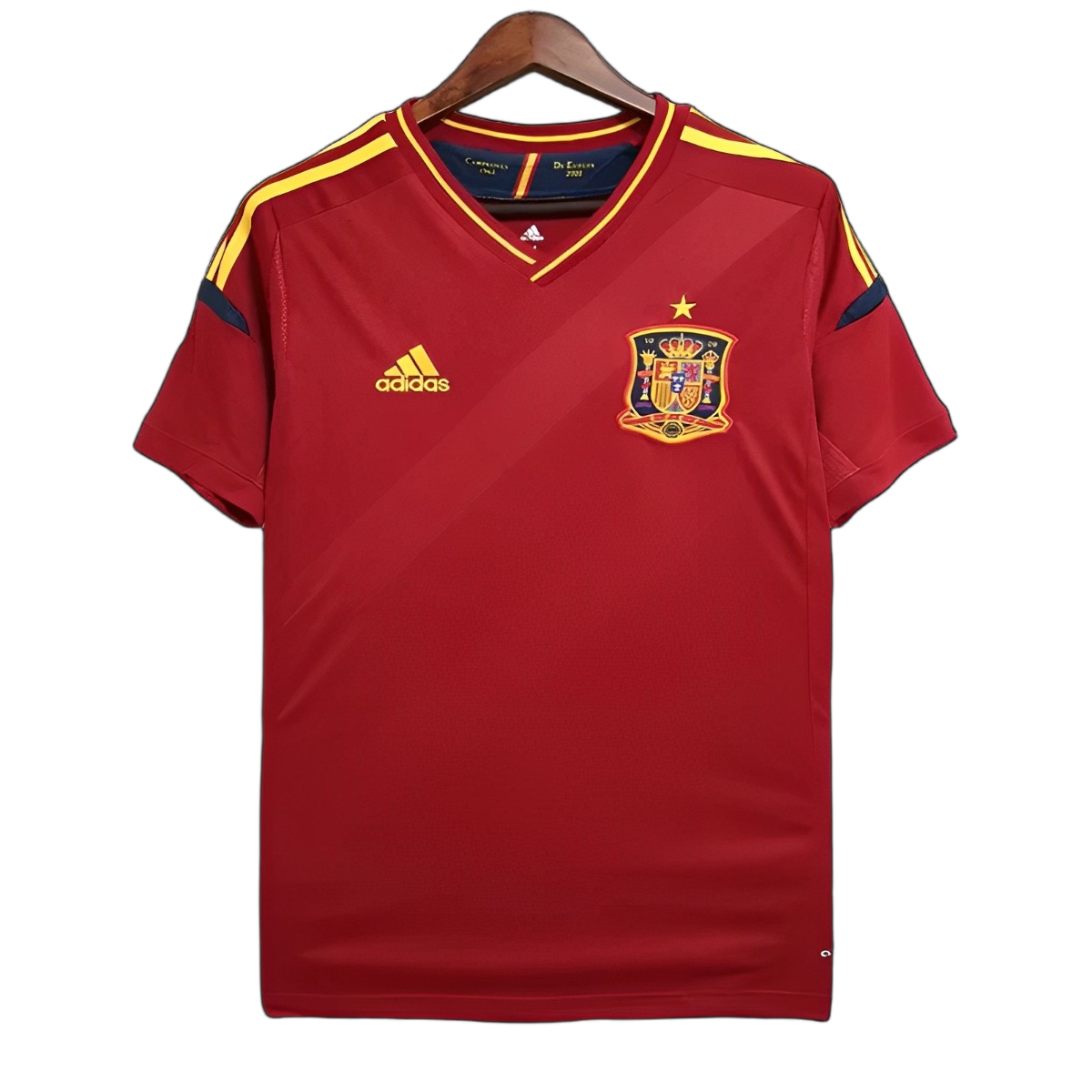 Spain 2012 Home Jersey – Retro Version