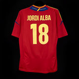 Spain 2012 Home Jersey – Retro Version