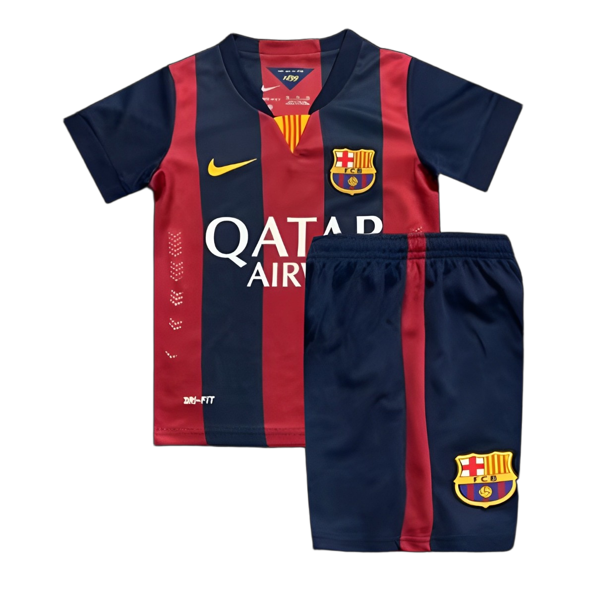 FC Barcelona 2014/15 Home Kids Kit – Retro Version