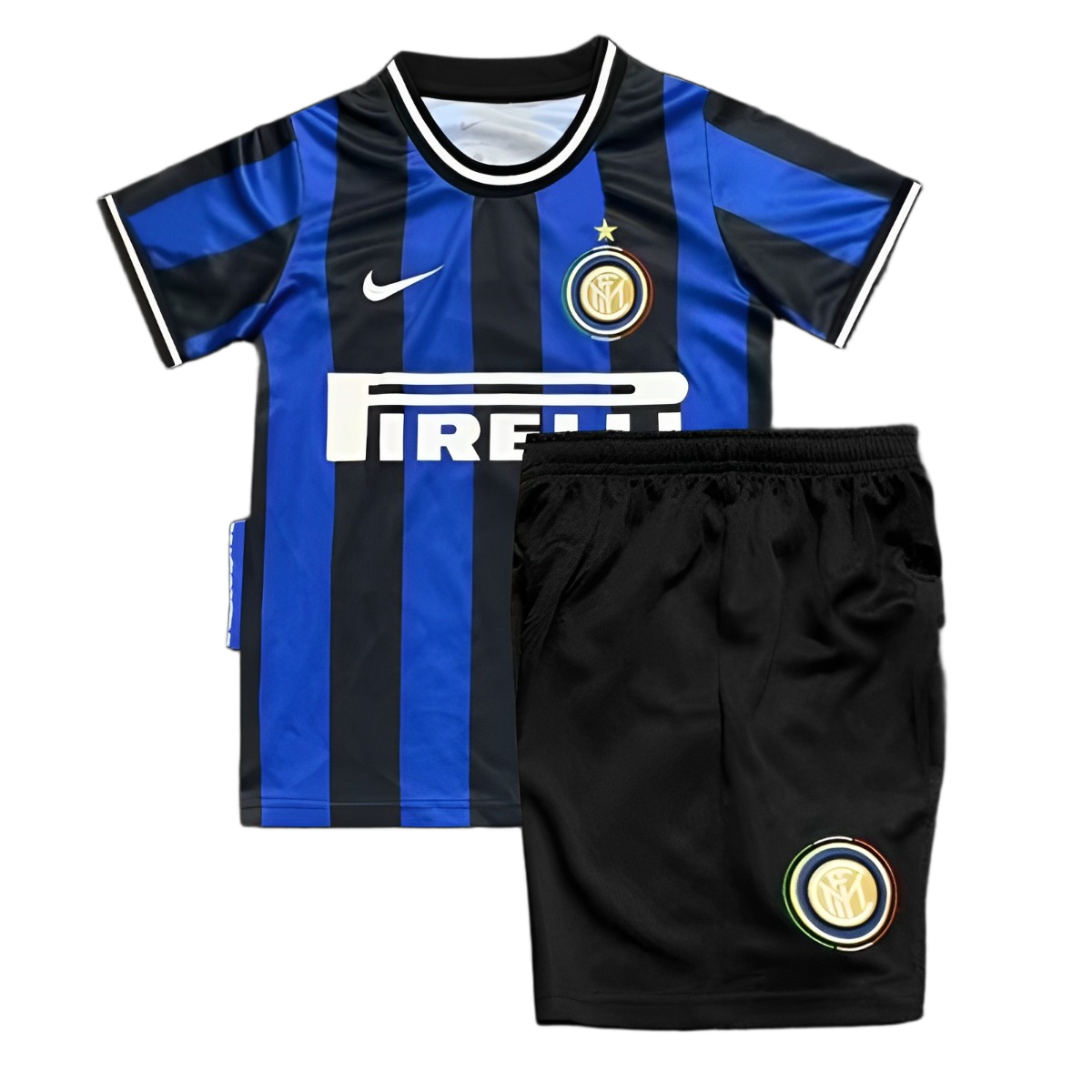 Inter Milan 2009/10 Home Kids Kit – Retro Version