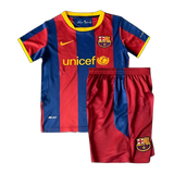 FC Barcelona 2010/11 Home Kids Kit – Retro Version
