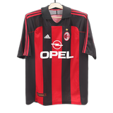 AC Milan 2000/01 Home Jersey – Retro Version