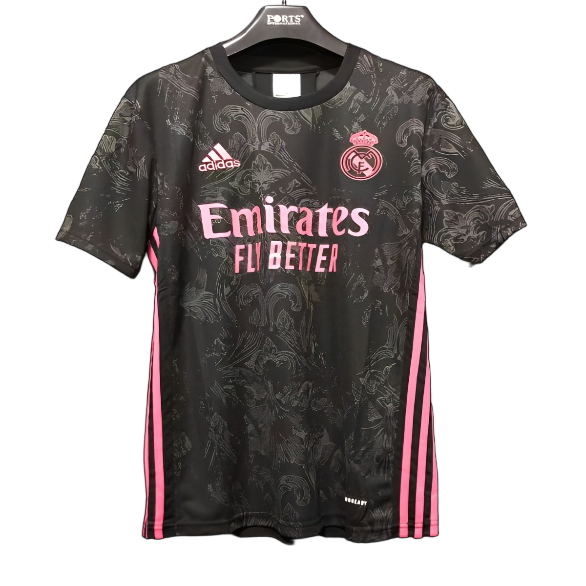 Real Madrid 2020/21 Third Jersey – Retro Version – Black