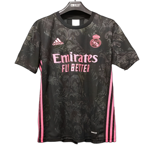 Real Madrid 2020/21 Third Jersey – Retro Version – Black