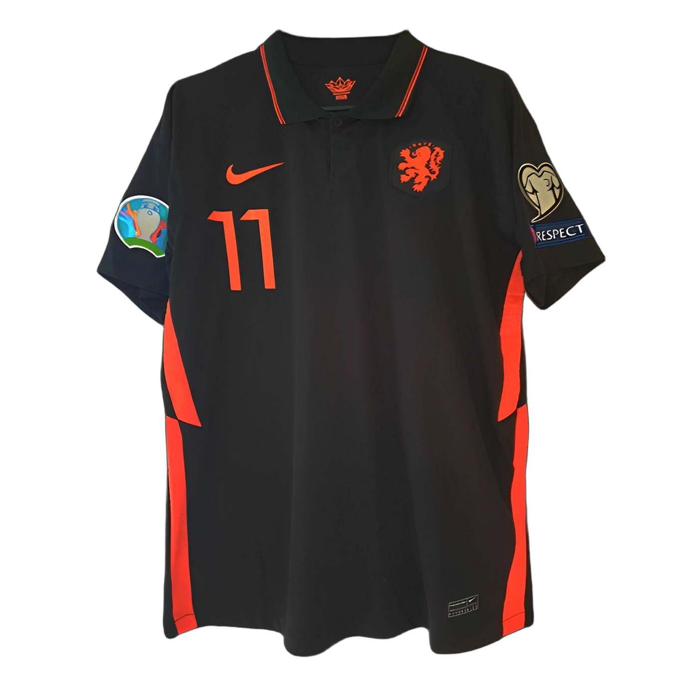 Netherlands 2020 Away Jersey – Retro Version – Black
