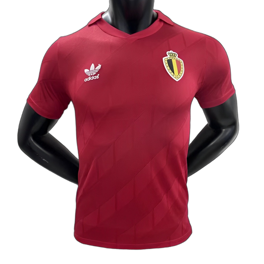 Belgium 1986 Home Jersey – Player Version – Retro Version