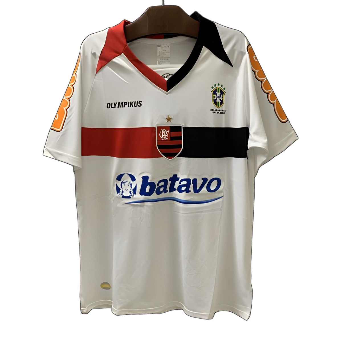 Flamengo 2010/11 Away Jersey – Retro Version – White
