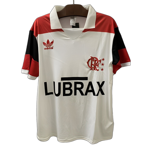 Flamengo 1985/86 Away Jersey – Retro Version – White