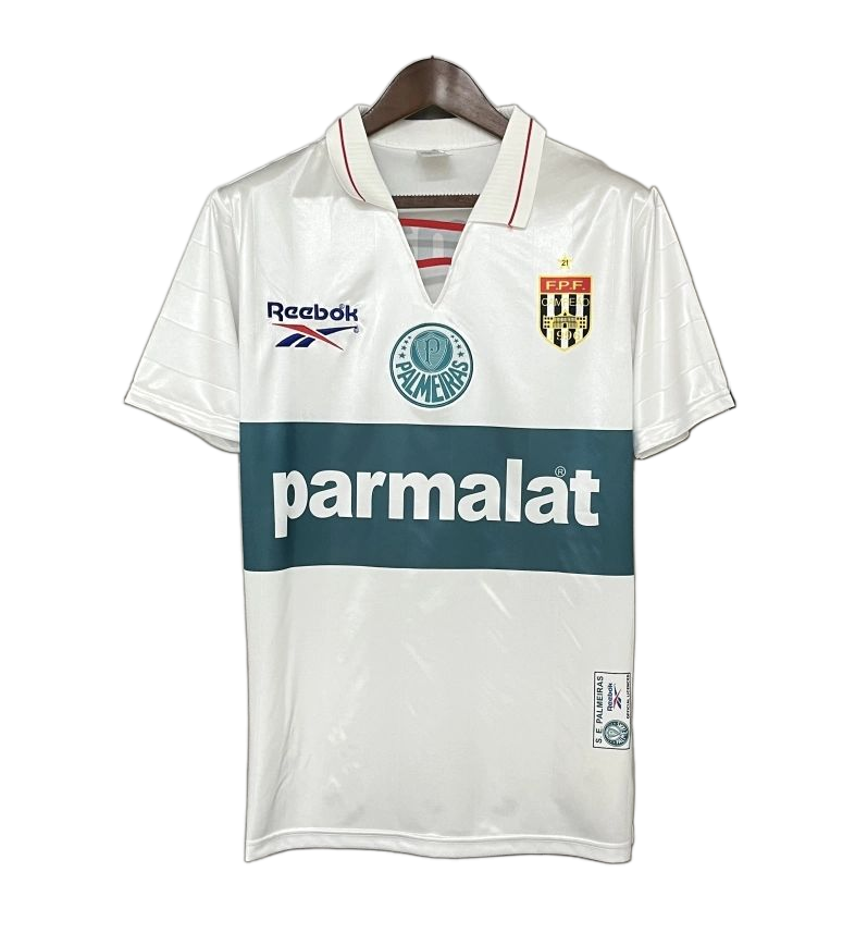 Palmeiras 1996/97 Third Jersey – Retro Version – White