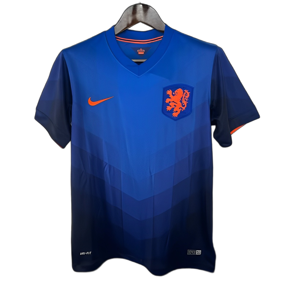 Netherlands 2014 Away Jersey – Retro Version – Blue