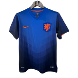Netherlands 2014 Away Jersey – Retro Version – Blue