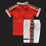 Manchester United 1998/99 Home Kids Kit – Retro Version